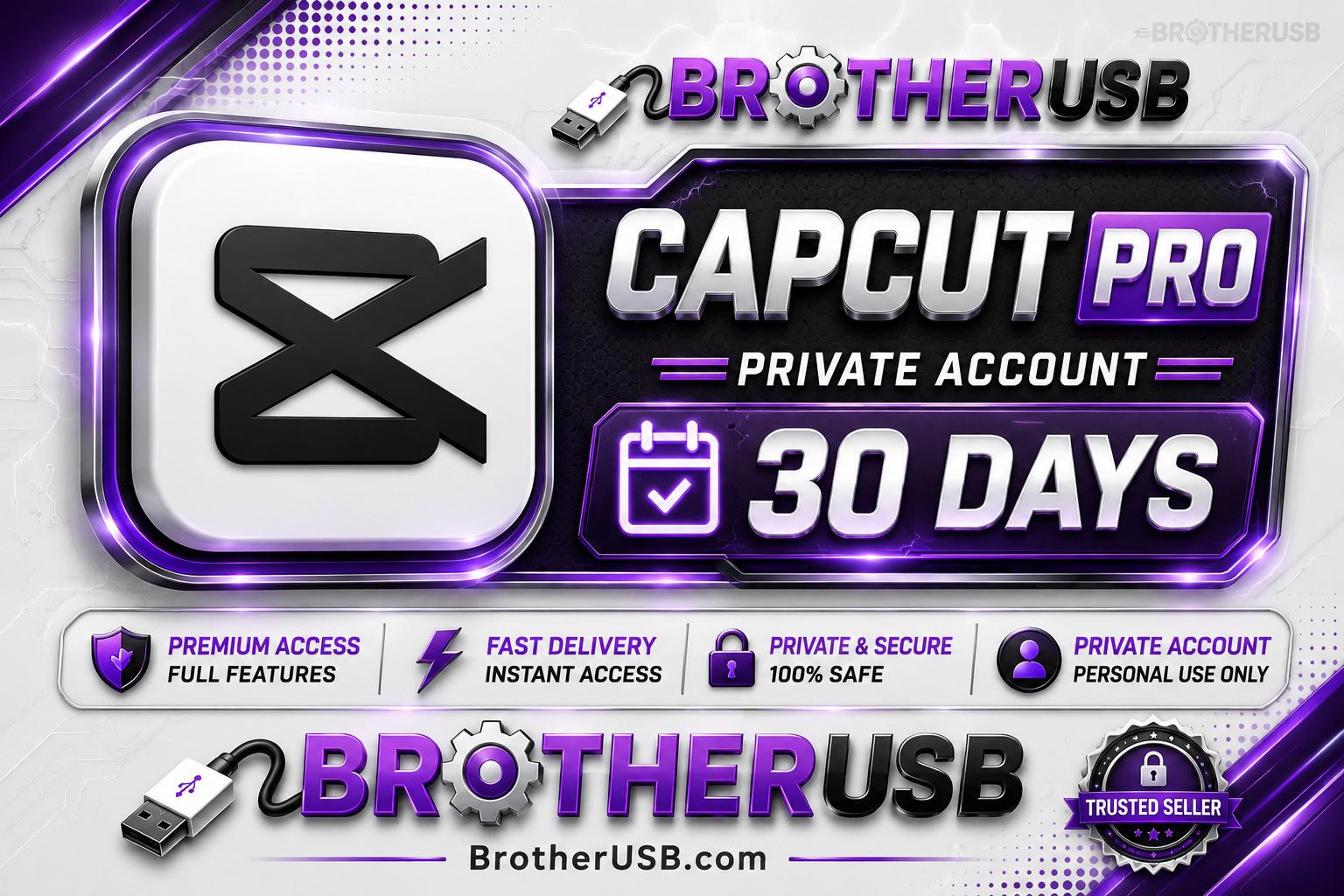 Capcut Pro 30 days | Private account