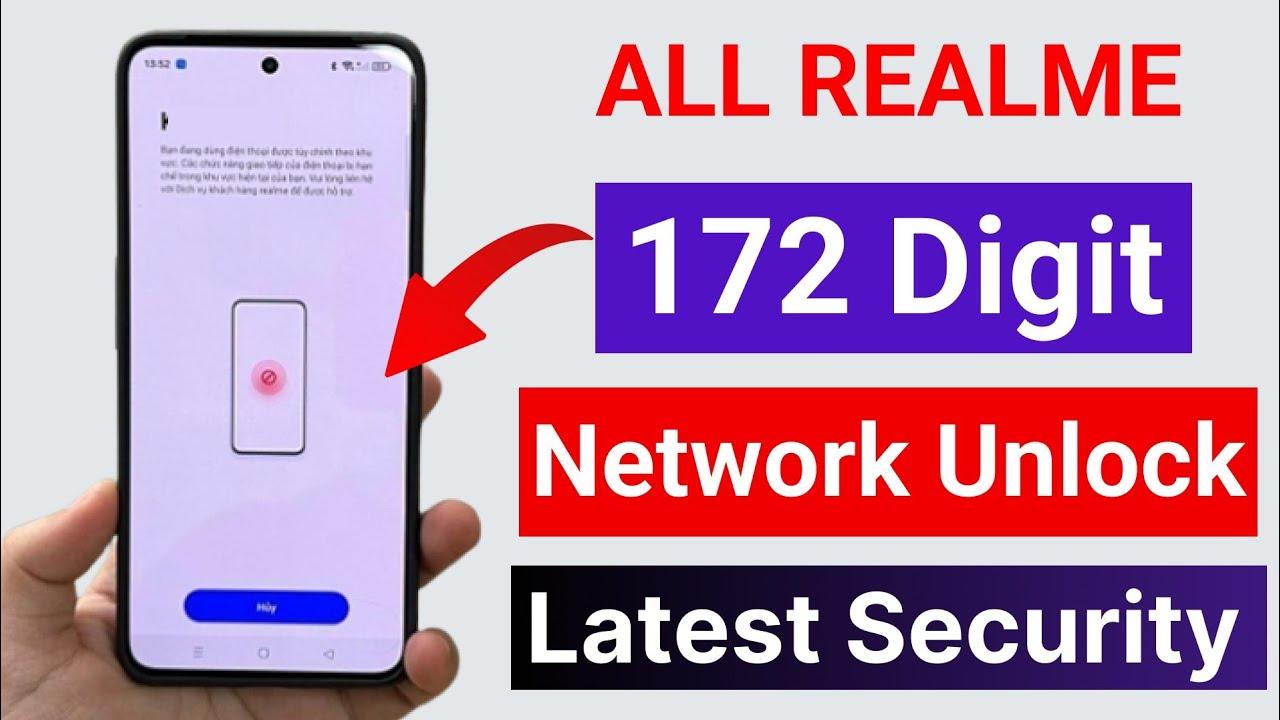 Realme Region Unlock 172 Digit Code (Only India)