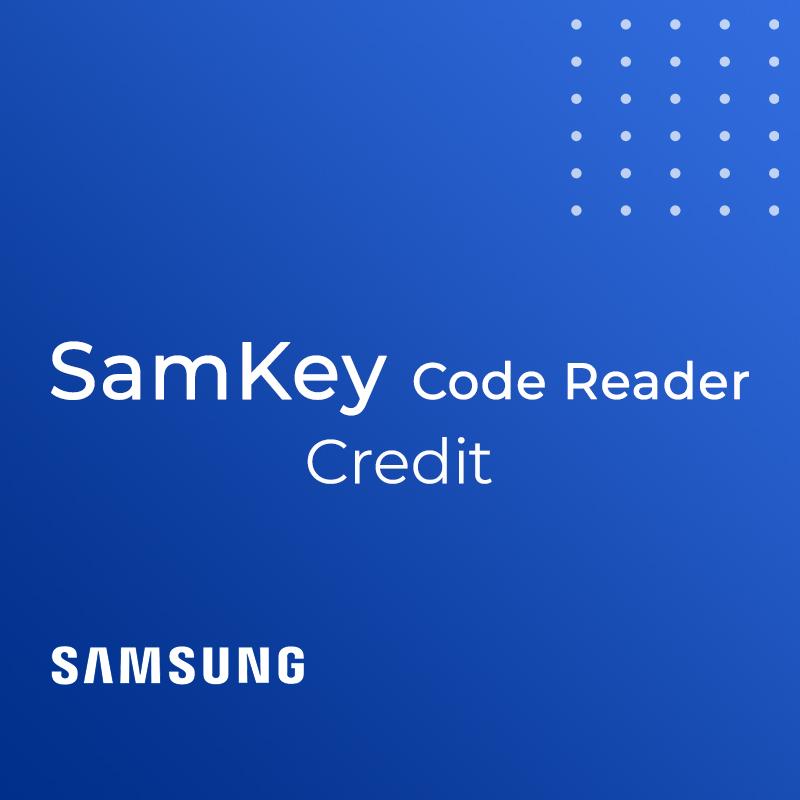 SamKey CodeReader - Credit Refill - (Existing User)