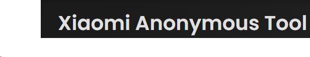 Anonymous Tool [AUTO API ] EXISTING USER (AUTH - FRP - FLASH)